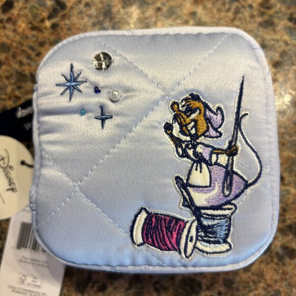 New Vera Bradley x Disney Mini Jewelry Case Cinderella Paisley Limited Edition - Picture 7 of 10